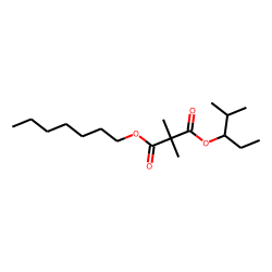 Dimethylmalonic acid, heptyl 2-methylpent-3-yl ester