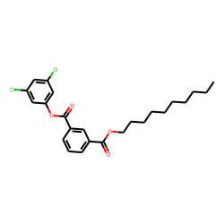 Isophthalic acid, decyl 3,5-dichlorophenyl ester