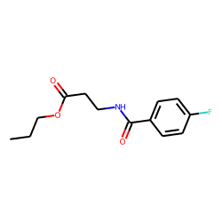 «beta»-Alanine, N-(4-fluorobenzoyl)-, propyl ester