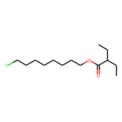 2-Ethylbutyric acid, 8-chlorooctyl ester
