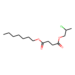 Succinic acid, 2-chloropropyl heptyl ester