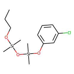 Silane, (3-chlorophenyloxy)dimethyl(propoxydimethylsilyloxy)-