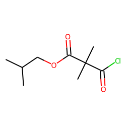 Dimethylmalonic acid, monochloride, isobutyl ester