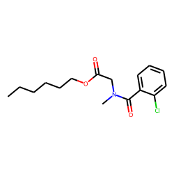 Sarcosine, N-(2-chlorobenzoyl)-, hexyl ester