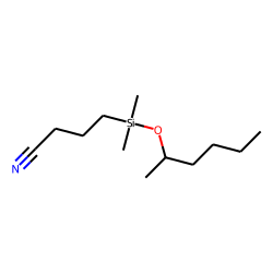 2-Hexanol, (3-cyanopropyl)dimethylsilyl ether