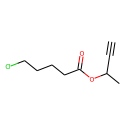 5-Chlorovaleric acid, but-3-yn-2-yl ester