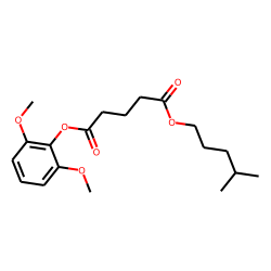 Glutaric acid, 2,6-dimethoxyphenyl isohexyl ester
