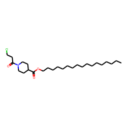 Isonipecotic acid, N-(3-chloropropionyl)-, heptadecyl ester