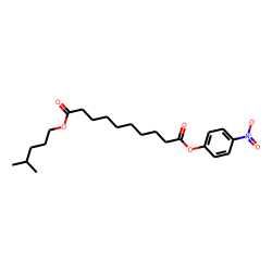 Sebacic acid, isohexyl 4-nitrophenyl ester