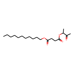 Succinic acid, 3-oxobut-2-yl undecyl ester