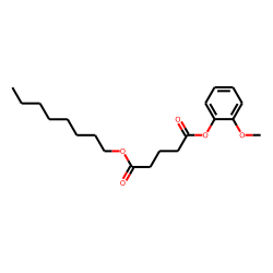 Glutaric acid, 2-methoxyphenyl octyl ester