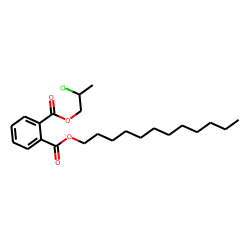 Phthalic acid, 2-chloropropyl dodecyl ester