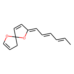 1,6-Dioxaspiro[4,4]nona-2,8-diene, 7-(2,4)-hexadiynylidene