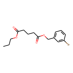 Glutaric acid, 3-bromobenzyl propyl ester