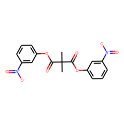 Dimethylmalonic acid, di(3-nitrophenyl) ester