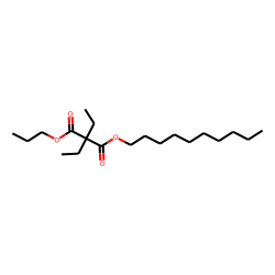 Diethylmalonic acid, decyl propyl ester