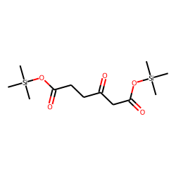 3-Ketoadipic acid, TMS # 1