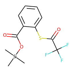 Benzoic acid, 2-trifluoroacetylthio-, trimethylsilyl ester