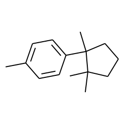 Benzene, 1-methyl-4-(1,2,2-trimethylcyclopentyl)-, (R)-