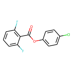 2,6-Difluorobenzoic acid, 4-chlorophenyl ester