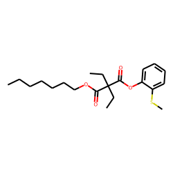 Diethylmalonic acid, heptyl 2-methylthiophenyl ester