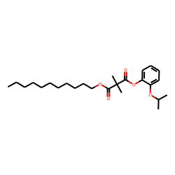 Dimethylmalonic acid, 2-isopropoxyphenyl undecyl ester