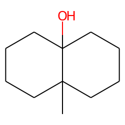 4a(2H)-Naphthalenol,octahydro-8a-methyl-cis-
