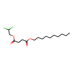 Succinic acid, decyl 2,2-dichloroethyl ester