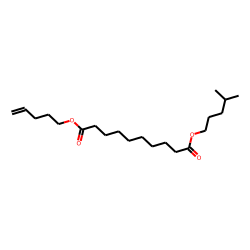 Sebacic acid, isohexyl pent-4-enyl ester