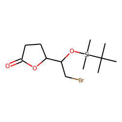 6-Bromo-5-tert-butyldimethylsilyloxy-2,3,6-trideoxy-L-threo-hexono-1,4-lactone
