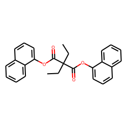 Diethylmalonic acid, di(1-naphthyl) ester