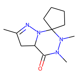 4,5,6,7-Tetrahydropyrazolo[1,5-d][1,2,4]-triazin-4-one, 2,5,6-trimethyl-7,7-tetramethylene