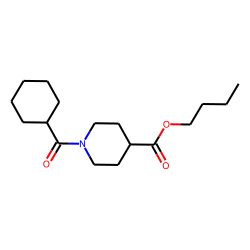 Isonipecotic acid, N-(cyclohexylcarbonyl)-, butyl ester