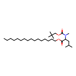 L-Leucine, N-neopentyloxycarbonyl-N-methyl-, hexadecyl ester