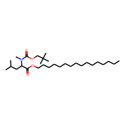 l-Leucine, N-neopentyloxycarbonyl-N-methyl-, hexadecyl ester