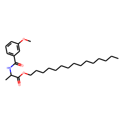 D-Alanine, N-(3-anisoyl)-, pentadecyl ester