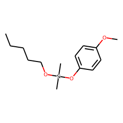 Silane, dimethyl(4-methoxyphenoxy)pentyloxy-
