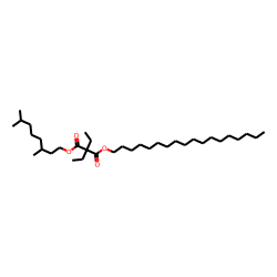 Diethylmalonic acid, 3,7-dimethyloctyl octadecyl ester
