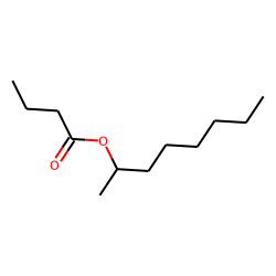 Butanoic acid, 2-octyl ester
