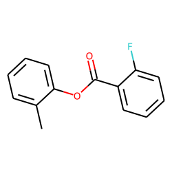 2-Fluorobenzoic acid, 2-methylphenyl ester