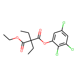 Diethylmalonic acid, ethyl 2,3,5-trichlorophenyl ester