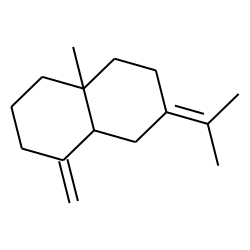 Naphthalene, decahydro-4a-methyl-1-methylene-7-(1-methylethylidene)-, (4aR-trans)-
