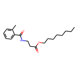 «beta»-Alanine, N-(2-methylbenzoyl)-, octyl ester