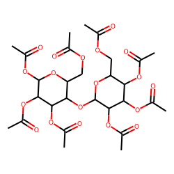 «beta»-D-Glucopyranose, 4-O-(2,3,4,6-tetra-O-acetyl-«alpha»-D-glucopyranosyl)-, tetraacetate