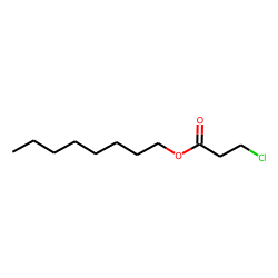 3-Chloropropionic acid, octyl ester