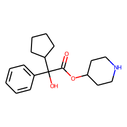 4-Piperidyl cyclopentylphenylglycolate