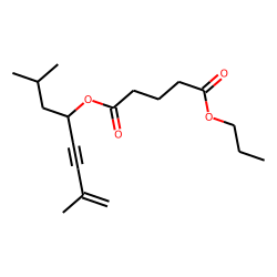 Glutaric acid, 2,7-dimethyloct-5-yn-7-en-4-yl propyl ester