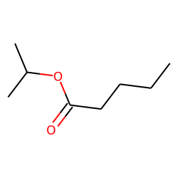 Pentanoic acid, 1-methylethyl ester