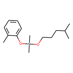 Silane, dimethyl(2-methylphenoxy)isohexyloxy-