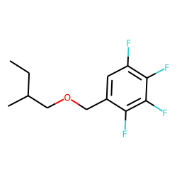 2,3,4,5-Tetrafluorobenzyl alcohol, 2-methylbutyl ether